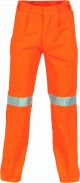 Cotton Drill Pants With 3M R/Tape
