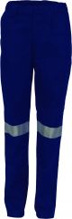 Ladies Cotton Drill Pants With 3M Reflective Tape