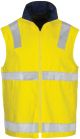 DNC Hi Vis Cotton Drill Reversible Vest with Generic Reflective Tape