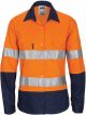 DNC Ladies HI VIS Cool-Breeze Cotton Shirt with CSR Reflective Tape Long Sleeve