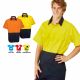 Blue Whale 155g Hi Vis Drill Shirts S/S Day Use 